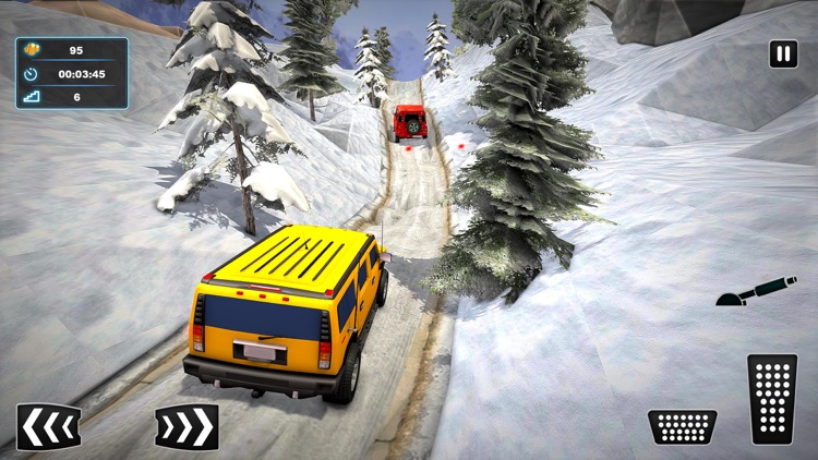 Revolution Snow Jeep Driving screenshot-4