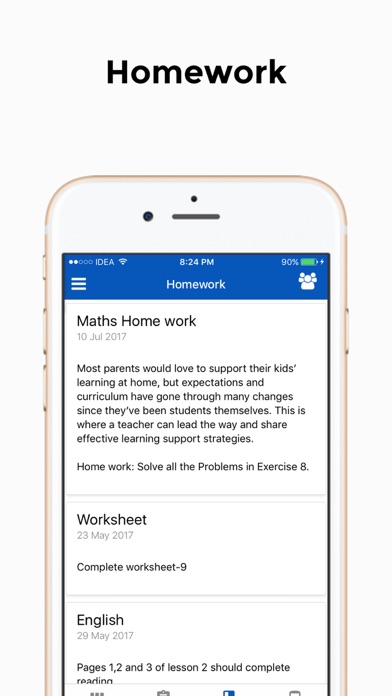 Parent Portal - SmartSchoolz iPhone screenshot 3 - Education app