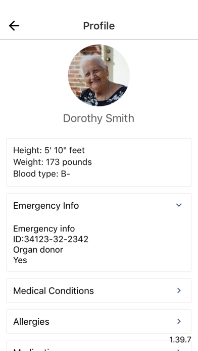 LeapThru® VIP - Care Recipient Screenshot