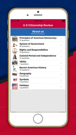 Game screenshot U.S. Citizenship Exam Review mod apk