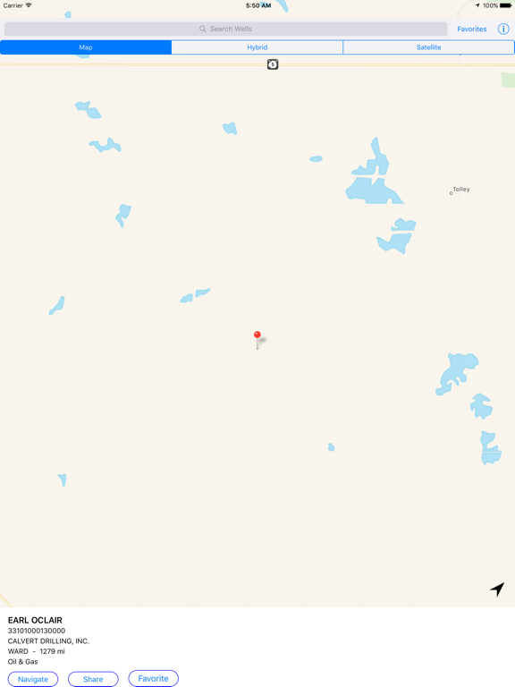 Screenshot #4 pour North Dakota Oil Well Finder