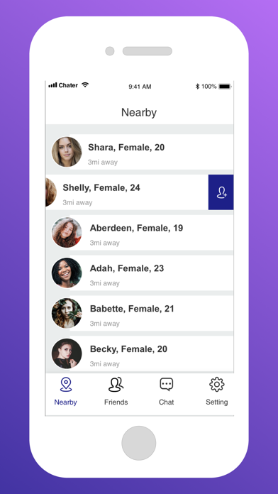 Chater - Chat with Friends Screenshot