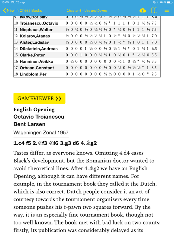 Screenshot #5 pour New In Chess Books