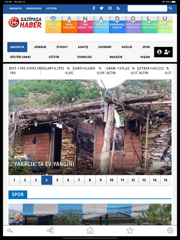 Screenshot #4 pour Gazipaşa Haber