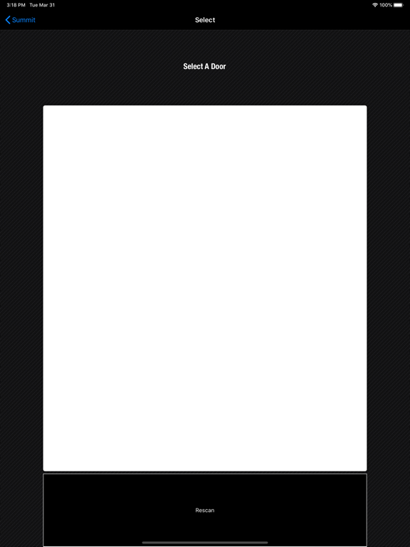 Summit Door Controller iPad screenshot