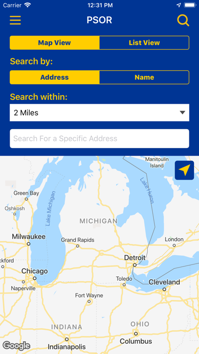 Michigan State Police Screenshot