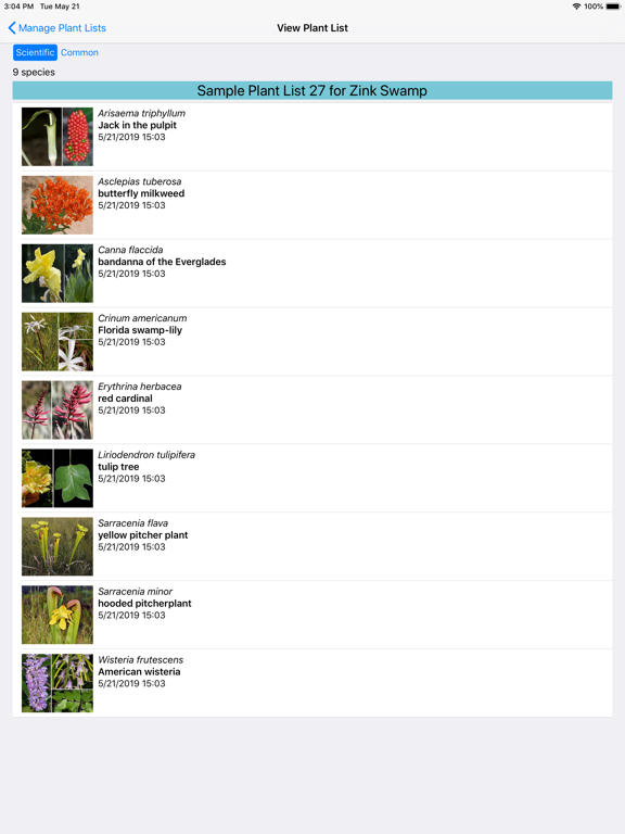 Florida Wildflowers iPad screenshot 7 - Education app