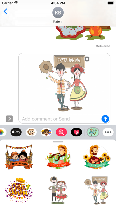 Screenshot #3 pour Festa Junina Festival Stickers