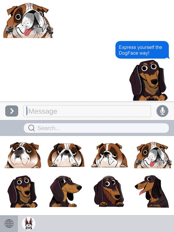 Screenshot #6 pour DogFaceMoji -  Dog Face Emoji