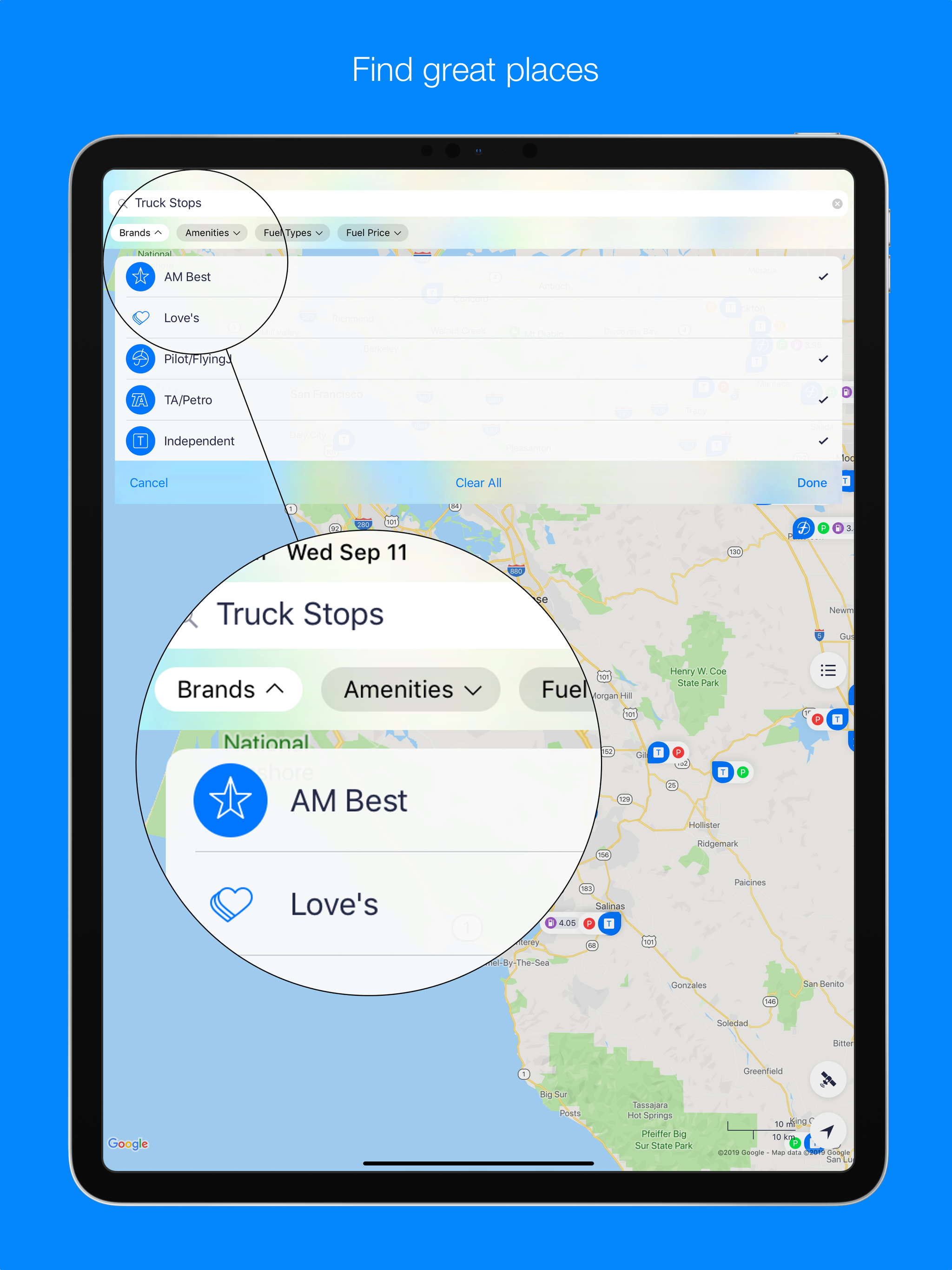 Jack Reports – truckers app
