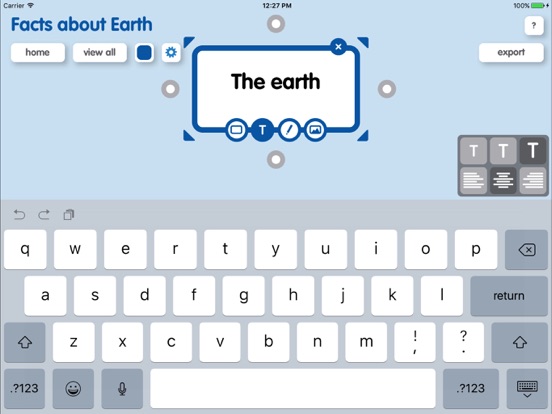 Popplet Lite iPad app afbeelding 2