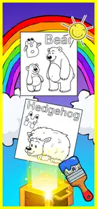 ABC Animals Coloring Book screenshot #2 for iPhone