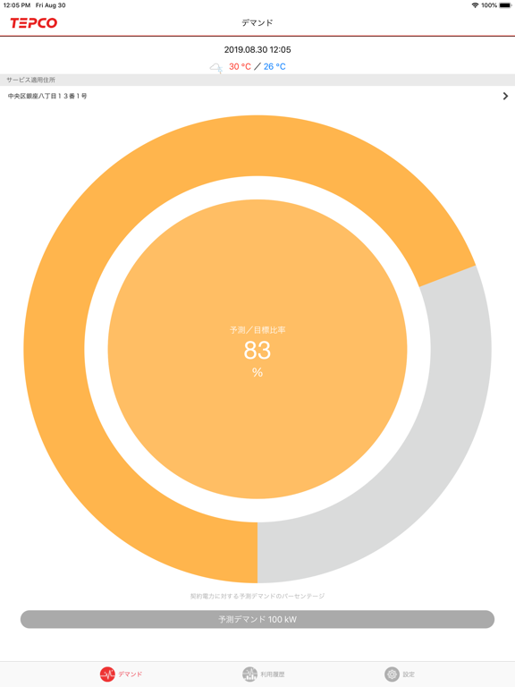 Screenshot #5 pour TEPCO省エネウォッチ