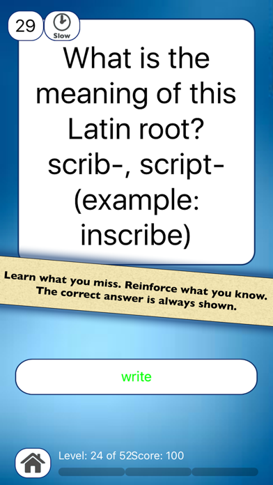 Screenshot #3 pour Greek and Latin Root Words