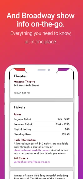 Game screenshot Broadway App hack