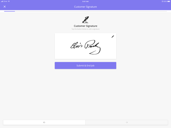 Zinier iPad screenshot 4 - Productivity app