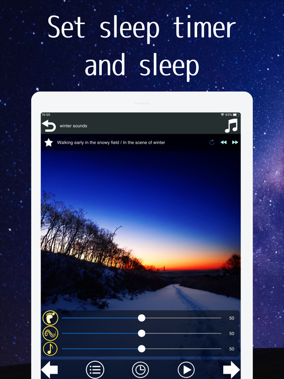 Healing nature sounds iPad screenshot 4 - Medical app
