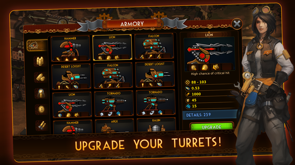 #6. Steampunk Tower 2 (iOS) Podle: DreamGate