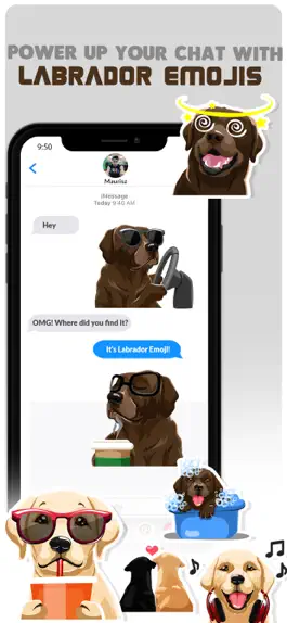 Game screenshot Labrador Retriever Dog Emojis hack