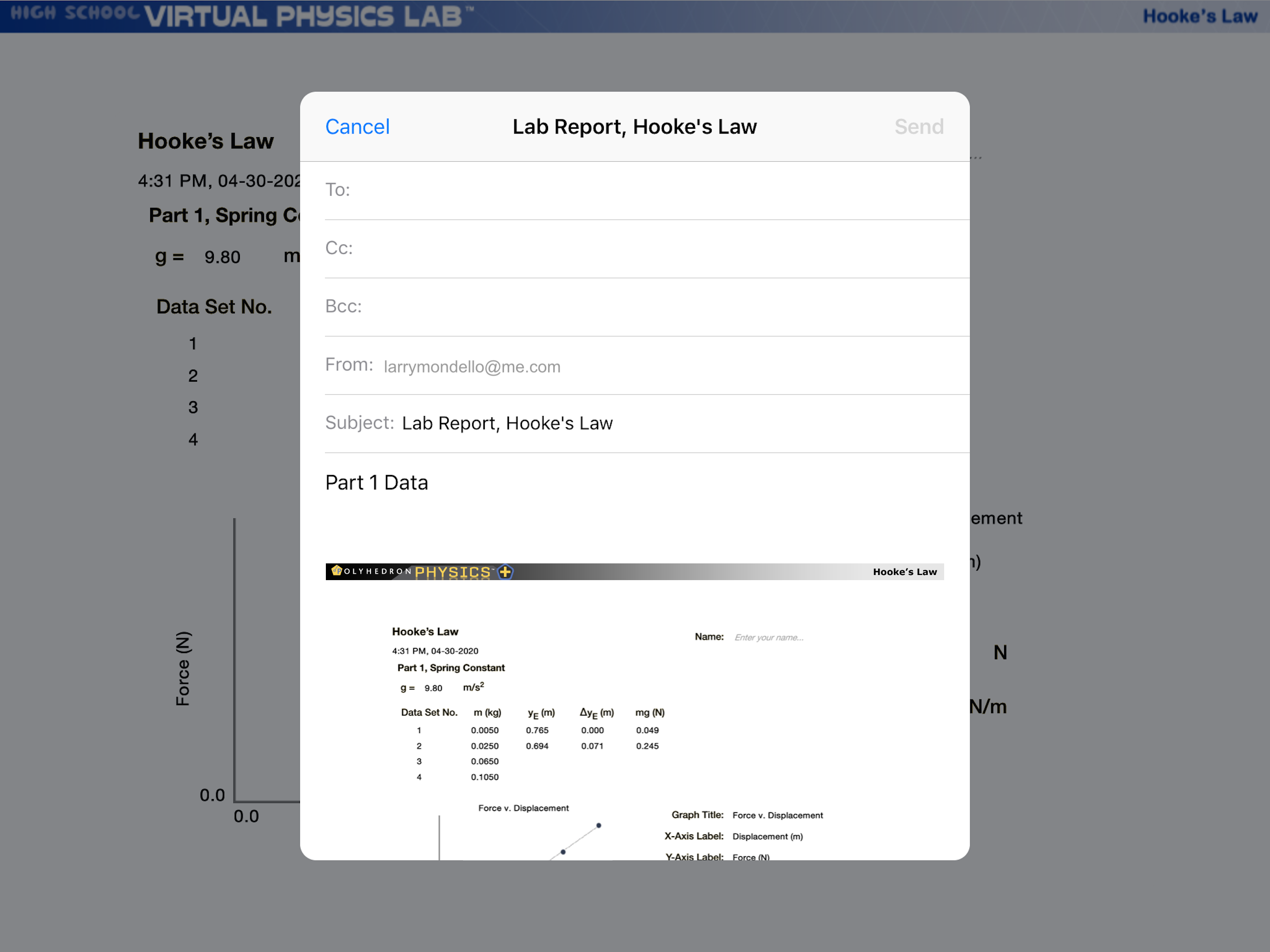 PP+ Hooke's Law screenshot 6