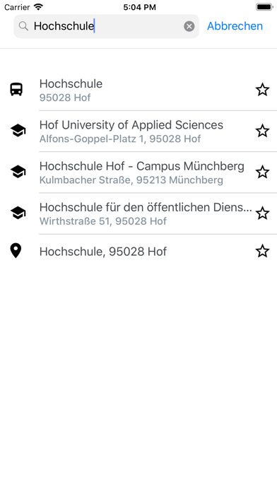 Screenshot #2 pour MobiDig Fahrtauskunft