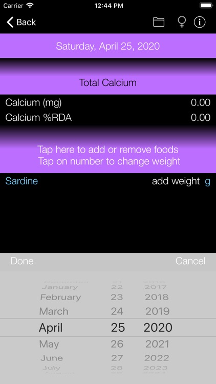 Calcium Counter & Tracker
