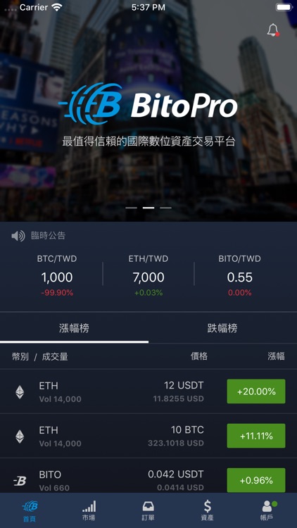 BitoPro虛擬貨幣交易所