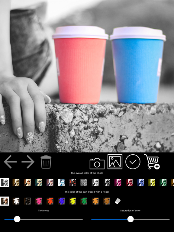 Change Photo Colors iPad screenshot 6 - Photo & Video app