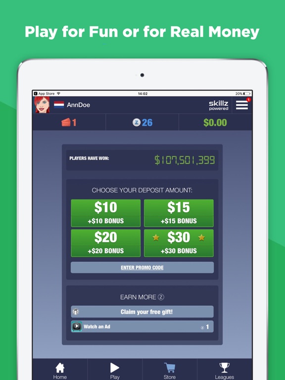 Screenshot #6 pour Quezztion: Real Money Trivia
