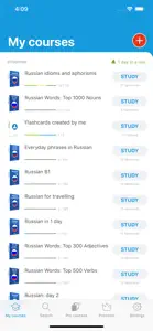 VocApp Language: Learn Russian screenshot #1 for iPhone