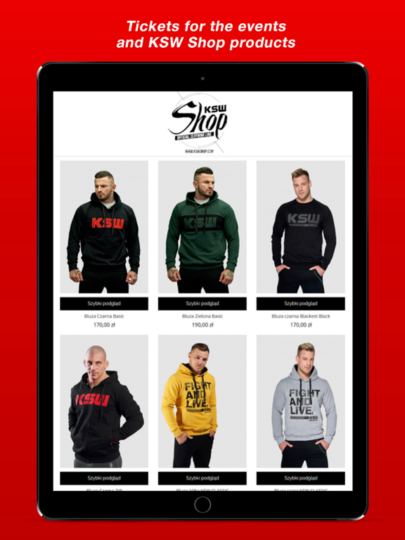 KSW iPad screenshot 6 - Sports app