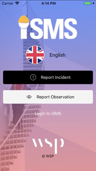iSMS Health & Safety Screenshot