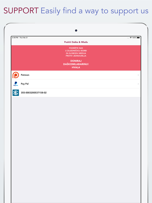 Daško i Mlađa iPad screenshot 6 - Entertainment app
