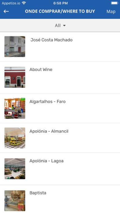 Algarve Wines Screenshot