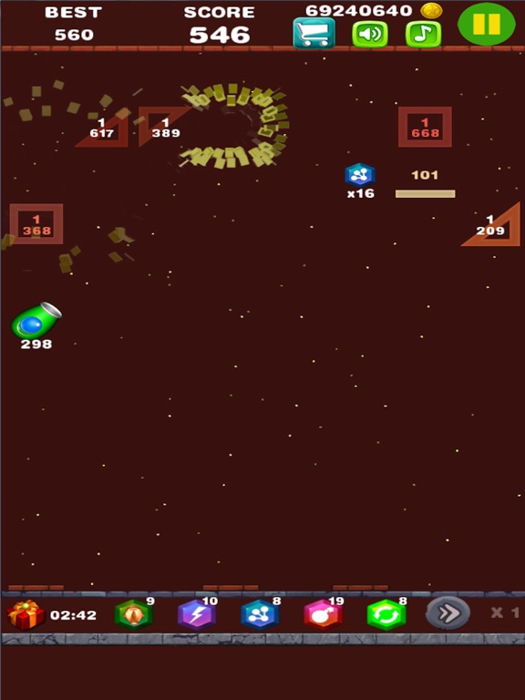 Brick Breaker Ball iPad screenshot