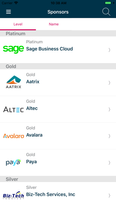 Sage Events Live screenshot 3