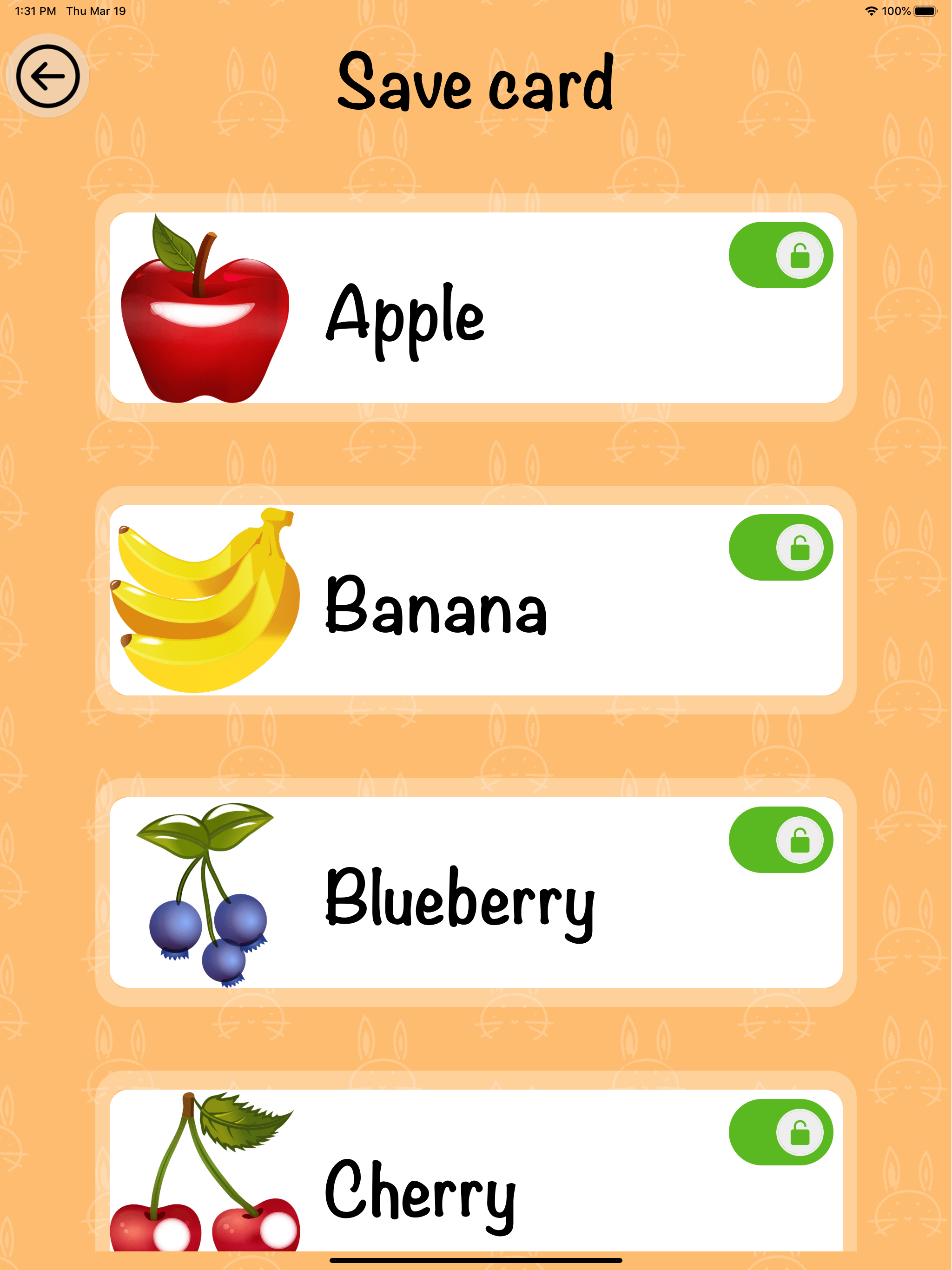 Flash Cards Learning Game