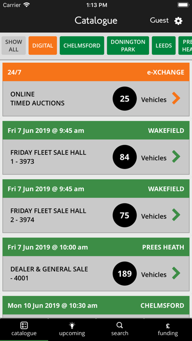 Aston Barclay Trade Auction Screenshot