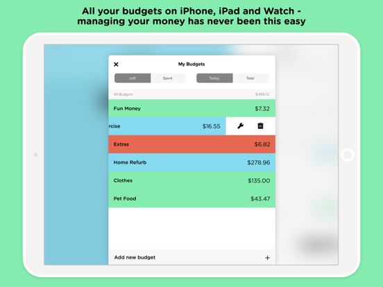 Screenshot #2 for Pennies – Budget and Expenses