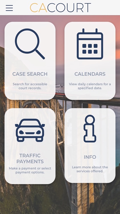 California Court Access App