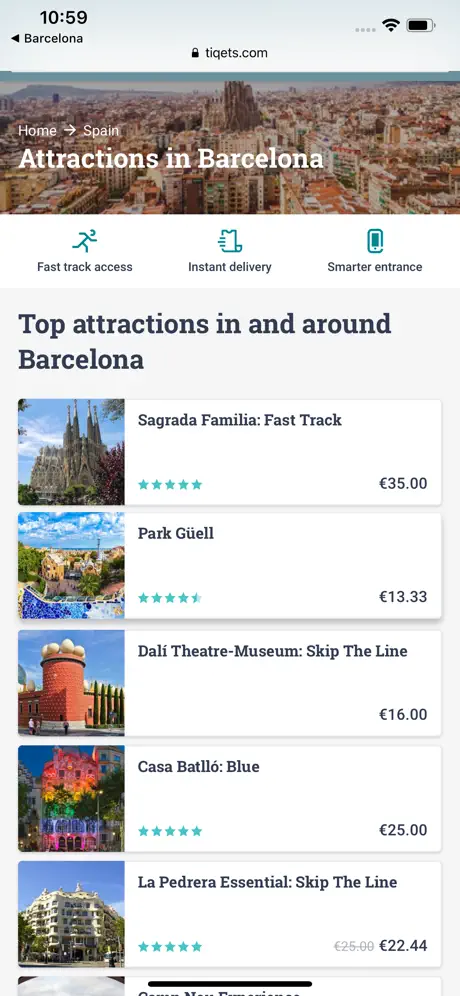 Barcelone visites guidées