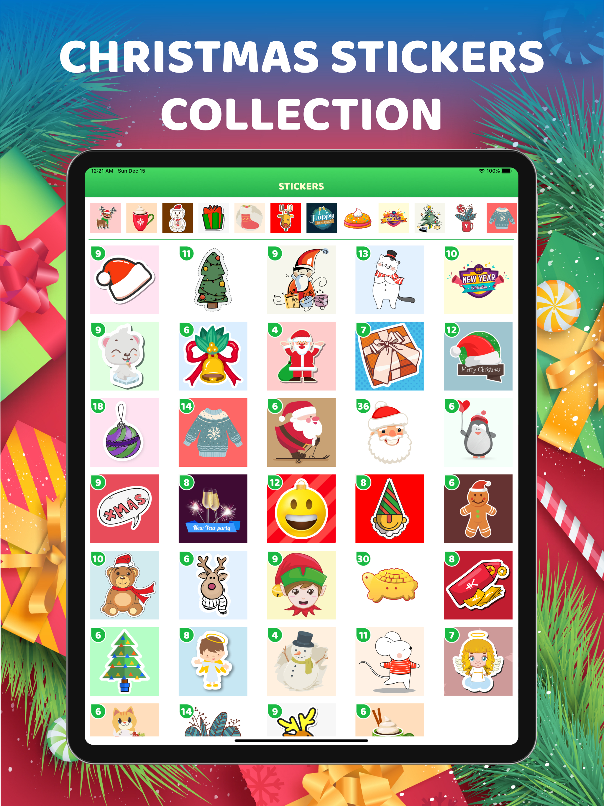 Christmas Stickers Emoji 2022 screenshot 6