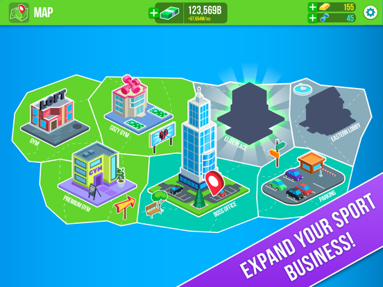 Screenshot #6 pour Fitness Corp.: business empire