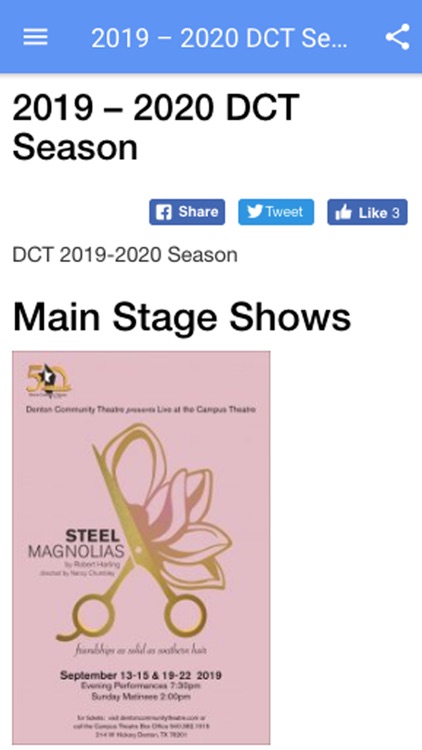 Denton Community Theatre