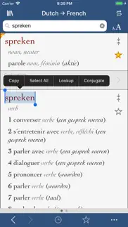 ultralingua dutch-french iphone screenshot 1