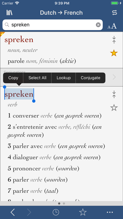Ultralingua Dutch-French Screenshot