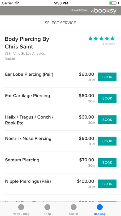 Screenshot #3 pour Chris Saint Body Piercing