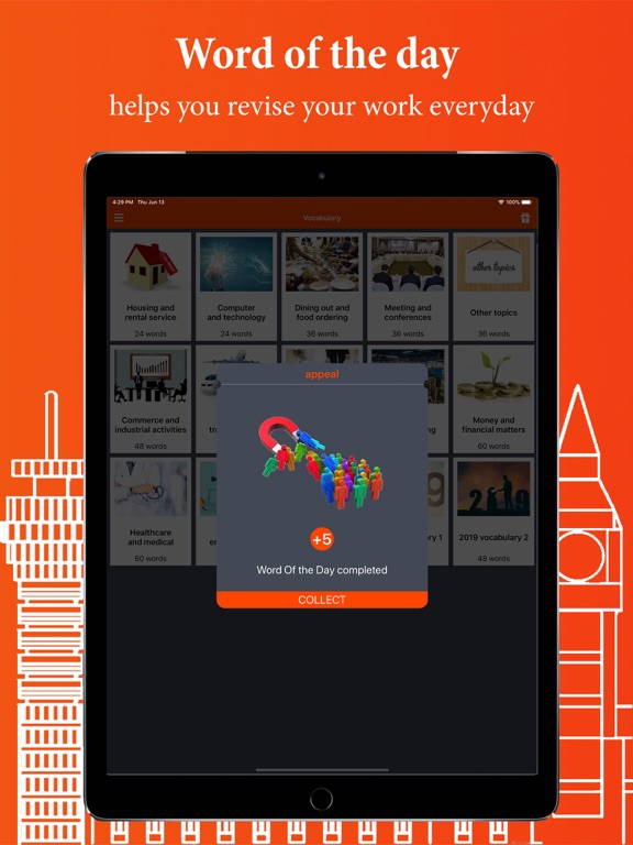 Vocabulary Master iPad screenshot 5 - Education app