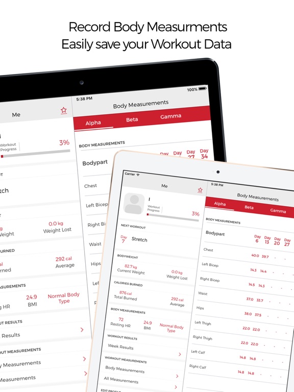 Screenshot #6 pour 25 Minute Workout Tracker
