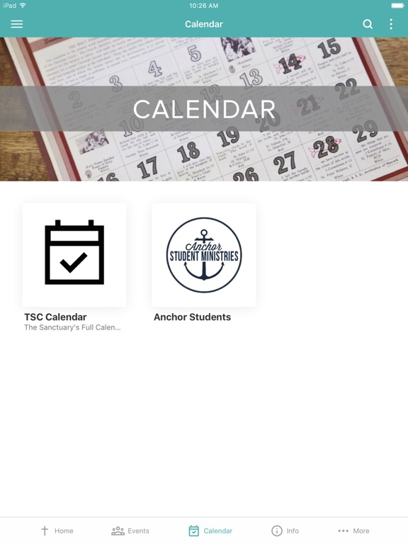The Sanctuary Church - COS iPad screenshot 3 - Education app